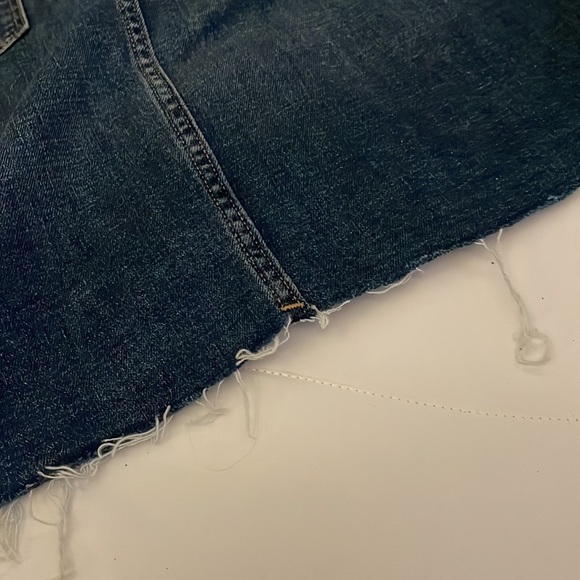 Universal Threads Denim Skirt with frayed edge - Picture 5 of 5
